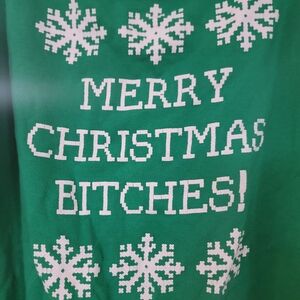 Green Christmas Graphic Sweatshirt